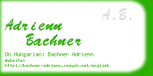 adrienn bachner business card
